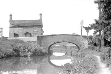Hartshill.  Canal and bridge