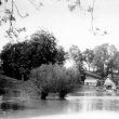 Hampton Lucy.  Avon Ford Cottage in Flood