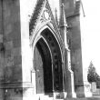 Hampton Lucy.  St Peter's church door