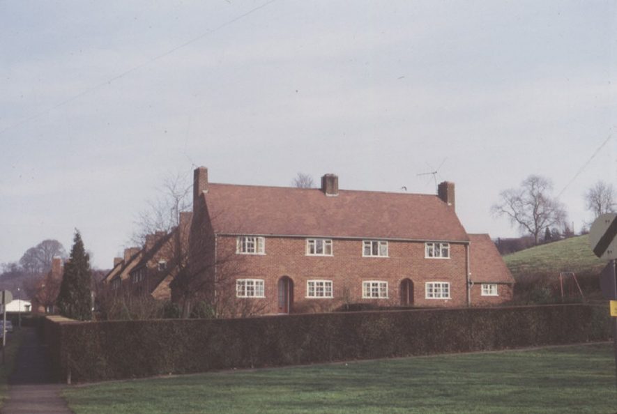 Cottages in Warwick Road, Henley in Arden.  1973 |  IMAGE LOCATION: (Warwickshire County Record Office)