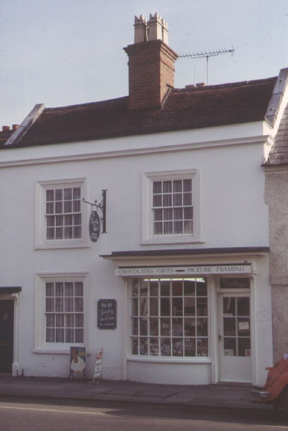 Nos 191 & 193 High Street, Henley in Arden (New front).  1973 |  IMAGE LOCATION: (Warwickshire County Record Office)