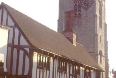 Henley in Arden.  St John's Church and the Guildhall