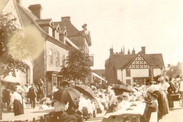 Henley in Arden.  A street party