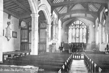 Henley in Arden.  Church of St John the Baptist