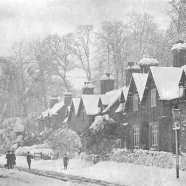 Henley in Arden.  Under snow