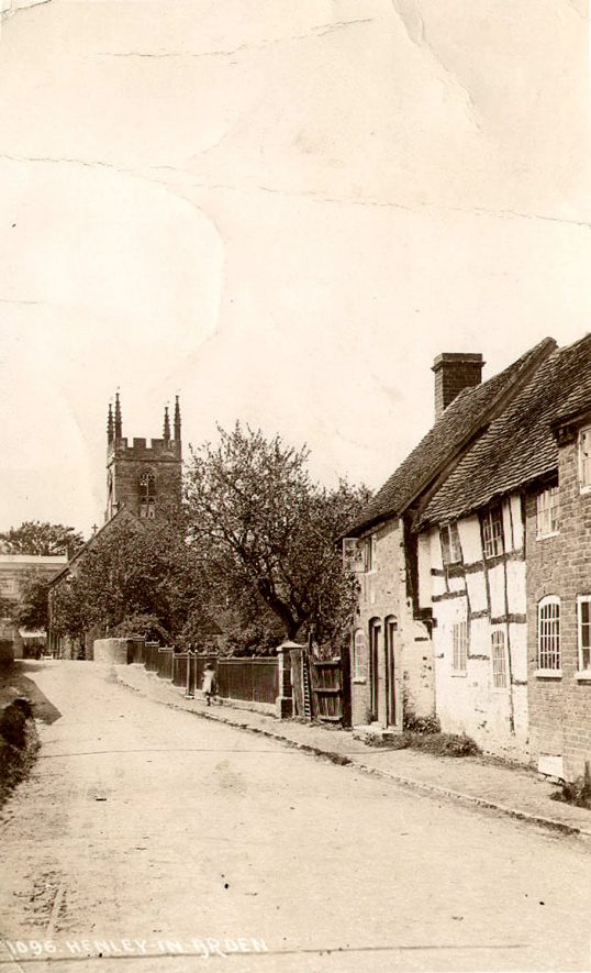 Henley in Arden. Cottages and Church Our Warwickshire