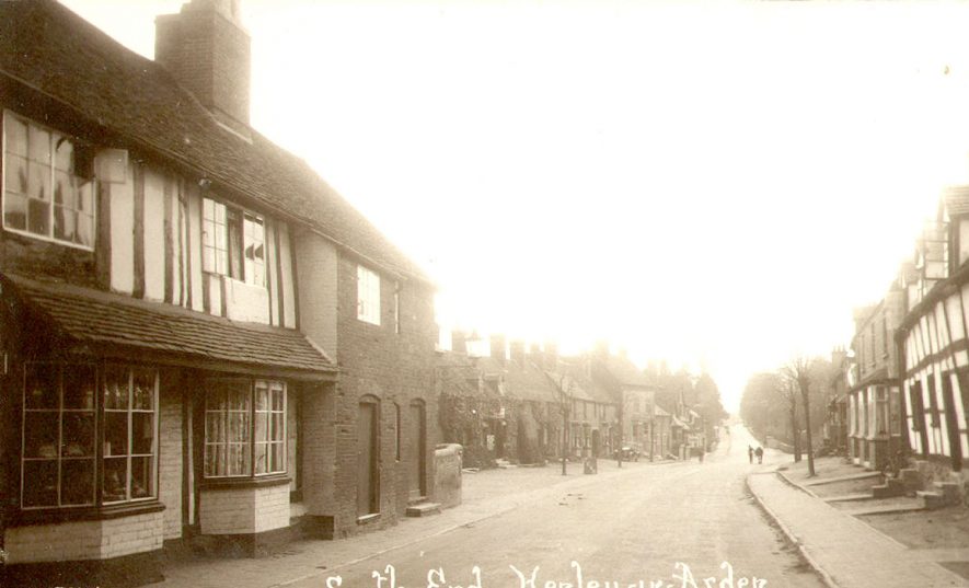South End, Henley in Arden.  1920s |  IMAGE LOCATION: (Warwickshire County Record Office)