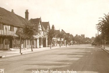 Henley in Arden.  High Street