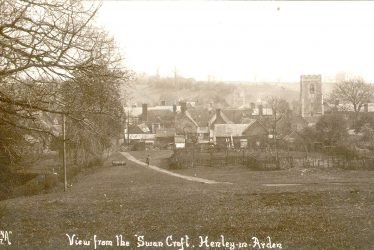 Henley in Arden.  View from Swan Croft