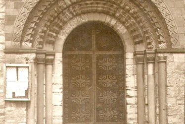 Beaudesert.  Church doorway