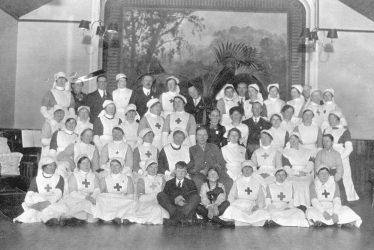 Henley in Arden.  Red Cross Hospital Staff