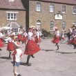 Ilmington.  Clog dancers in front of The Howard Arms