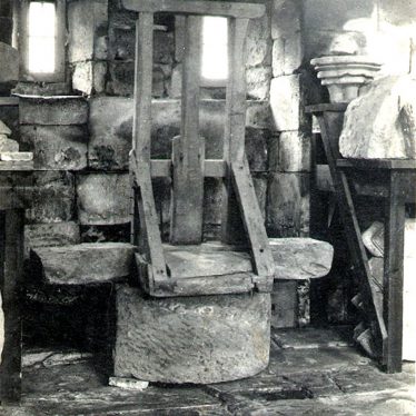 Kenilworth.  Abbey Museum ducking stool