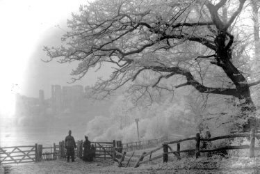 Kenilworth.  Castle in winter