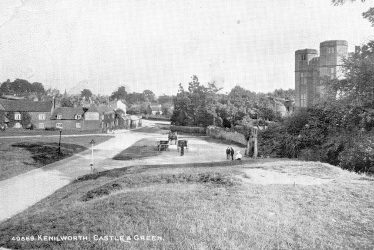 Kenilworth.  Castle Gatehouse and Castle Green