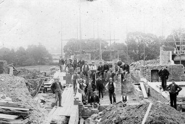 Dunchurch.  Building site