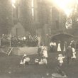 Kenilworth.  Band playing at The Castle