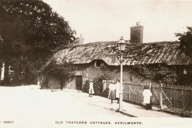 Kenilworth.  Old thatched cottages