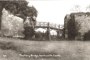 Kenilworth.  Fairy Bridge at The Castle