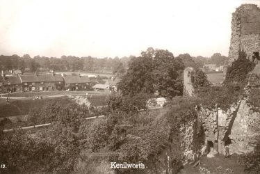 Kenilworth.  Castle Green from The Castle