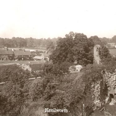 Kenilworth.  Castle Green from The Castle