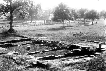 Kenilworth.  St Mary's Abbey foundations