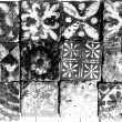 Kenilworth.  St Mary's Abbey, floor tiles