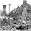 Kenilworth.  Bomb damage in Warwick Road