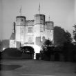 Kenilworth.  Castle Gatehouse by floodlight