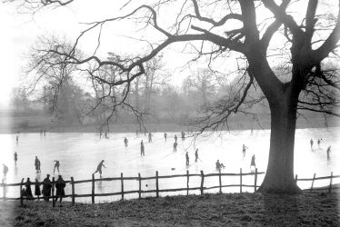 Kenilworth.  Ice skating