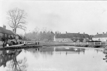 Little Kineton.  Village and pond