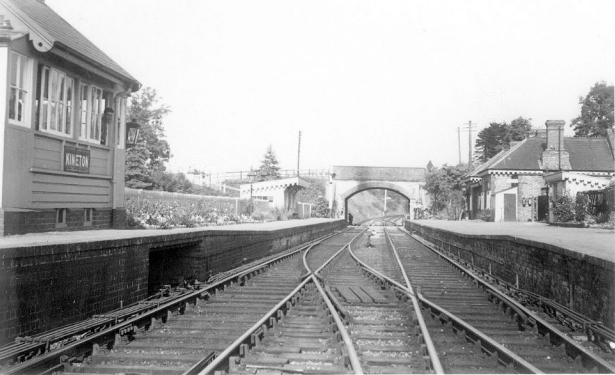 Kineton Railway Station.  1950s |  IMAGE LOCATION: (Warwickshire County Record Office)