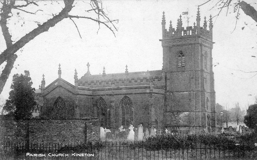 Kineton Parish Church.  1900s |  IMAGE LOCATION: (Warwickshire County Record Office)