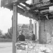 Kenilworth.  Bomb damage in The Square