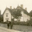 Kingsbury.  Vicarage and church