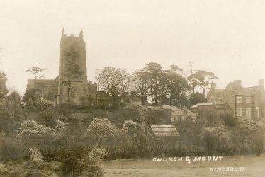 Kingsbury.  SS. Peter & Paul church and mount