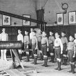 Dunchurch. Dunchurch Hall School  P.E. class