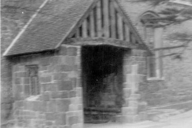 Kingsbury.  Church porch