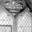 Kinwarton.  Stained glass at the church