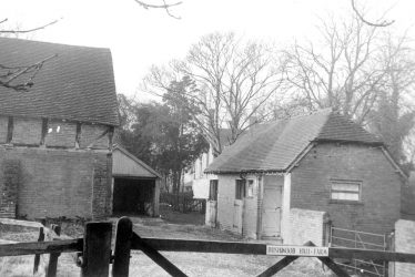 Lapworth.  Outbuildings at Bushwood Hall Farm