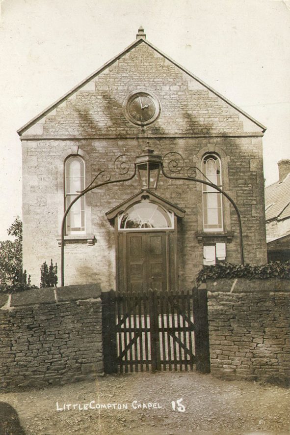 The Baptist chapel at Little Compton.  1910s |  IMAGE LOCATION: (Warwickshire County Record Office)