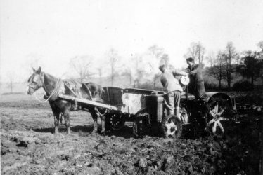Dunchurch. Buccleuch Estate, tractor