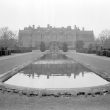 Moreton Paddox.  Rear of house with ornamental lake
