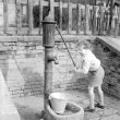 Moreton Morrell.  Village pump