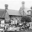Middleton.  Village school and children