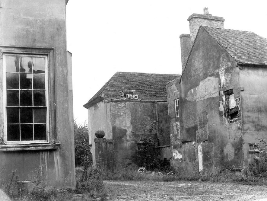 Rear of Middleton Hall from the courtyard, Middleton.  1969 |  IMAGE LOCATION: (Warwickshire County Record Office)