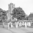 Long Itchington.  Country dancers