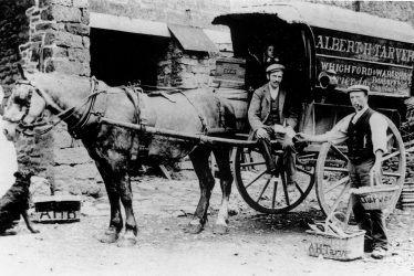 Cherington.  Horse and carrier