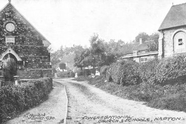 Napton on the Hill.  Congregational church and school