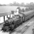 Napton on the Hill.  Train at Station
